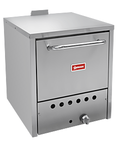 Omcan 19.5" Single Chamber Countertop Pizza Oven, Natural Gas - 32,000 BTU