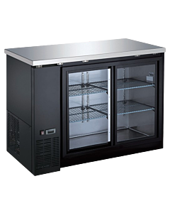 EFI CBBGDS2-48CC 48.8" Back Bar Sliding Glass Door Refrigerator - USA