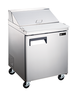 EFI X-Line CSDR1-27VCX 27" One Door Refrigerated Salad/Sandwich Prep Table, 5.7 cu.ft. - 115V, 2/5 HP