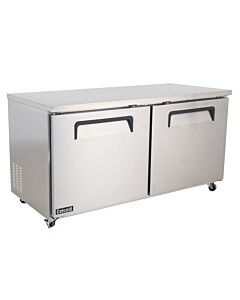 Celcold-CUC60R 61" Double Door Under Counter Refrigerator - 30 Cu.Ft.