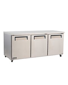 Celcold-CUC72F 71.7" Three Door Under Counter Freezer - 36 Cu.Ft