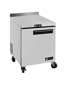 EFI CWDR1-27VC-L 27" One-Door Worktop Refrigerator with Backsplash, Left-Hand