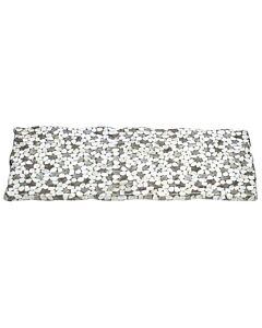Elite Global Solutions 23-3/4" x 10" x 5/8" Rectangular Riser w/one straight edge River Rock Grey, QS2410