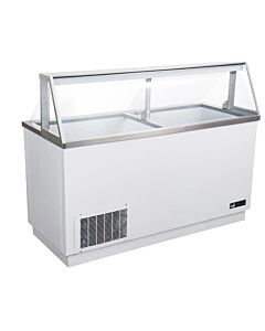 EFI Sales FICDC-68 68'' Ice Cream Dipping Cabinet with Sneeze Guard