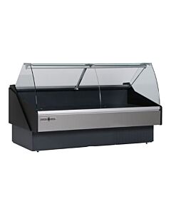 Hydra-Kool KFM-CG-50-S 50" Fresh Meats Curved Glass Refrigerated Deli Case