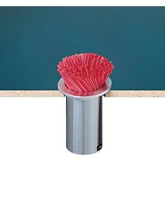 San Jamar In-Counter Straw Dispenser L320C