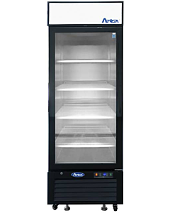 Atosa MCF8720GR 27" Bottom Mount Single Glass Door Reach In Merchandiser Freezer