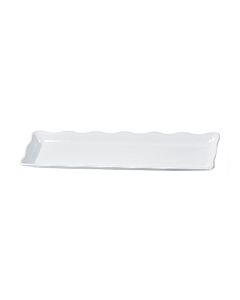 GET ML-112-W Bake & Brew™ 19" x 5.25" Display Tray, 1" Deep - 12/case