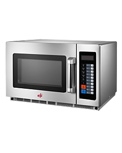EFI MW-341200120 34L Medium-Duty Stainless Steel Microwave with Touchpad Control - 1200V, 120V