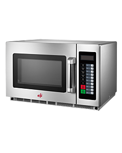 EFI MW-342100208 34L Heavy-Duty Stainless Steel Microwave with Touchpad Control - 2100W, 230V