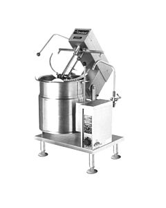 Cleveland MKET20T Floor Type Lever Tilt 2/3 Steam Jacketed Electric Kettle 20 Gallon /80 Liters - 208/240V