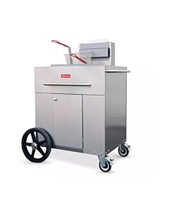 Omcan Outdoor Portable Floor Fryer 35-40 lb. Capacity Liquid Propane
