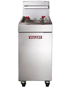 Vulcan LG400 Floor Fryer 45-50 lb. Capacity Natural Gas - 120,000 BTU