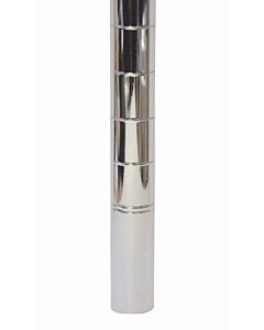 Zanduco Heavy-Duty Commercial Chrome Post without Leveler