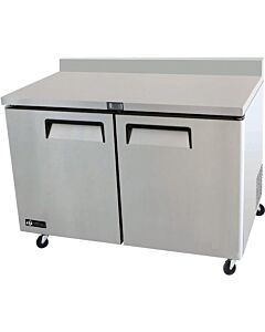 EFI CWDR2-48VC 48" Two Door Worktop Refrigerator, 13.4 Cu. Ft.